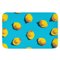 Yellow Rubber Ducks Print Indoor Door Mat