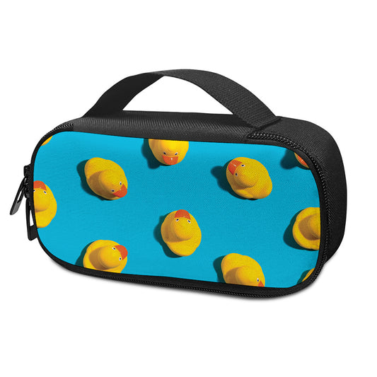 Yellow Rubber Ducks Print Insulin Cooler Travel Case