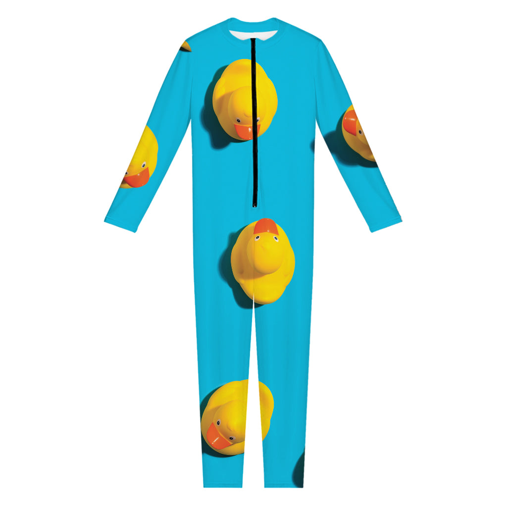 Yellow Rubber Ducks Print Jumpsuit