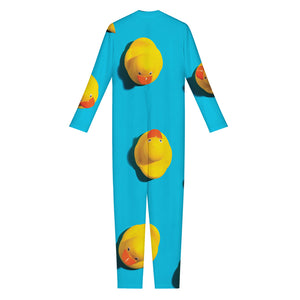 Yellow Rubber Ducks Print Jumpsuit