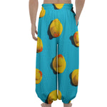 Yellow Rubber Ducks Print Lantern Pants