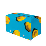 Yellow Rubber Ducks Print Leather Tissue Box Cover
