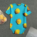 Yellow Rubber Ducks Print Men's Bodysuit