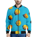 Yellow Rubber Ducks Print Men's Bomber Jacket