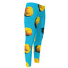 Yellow Rubber Ducks Print Men's Compression Pants