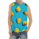 Yellow Rubber Ducks Print Men's Fitness Tank Top