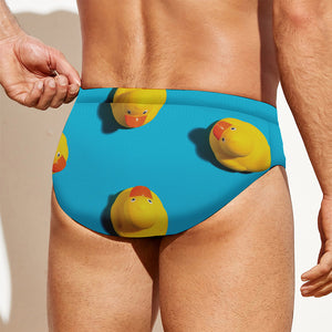 Yellow Rubber Ducks Print Men's Swim Briefs