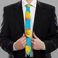 Yellow Rubber Ducks Print Necktie