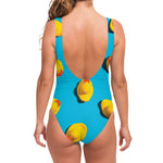 Yellow Rubber Ducks Print One Piece Swimsuit