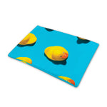 Yellow Rubber Ducks Print Pet Cooling Mat Cover