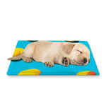 Yellow Rubber Ducks Print Pet Cooling Mat Cover