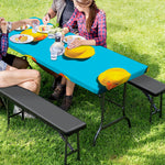 Yellow Rubber Ducks Print Picnic Table Cover
