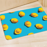 Yellow Rubber Ducks Print Polyester Doormat