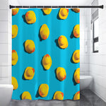 Yellow Rubber Ducks Print Premium Shower Curtain