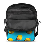 Yellow Rubber Ducks Print Rectangular Crossbody Bag