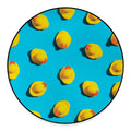 Yellow Rubber Ducks Print Round Floor Mat