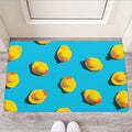 Yellow Rubber Ducks Print Rubber Doormat