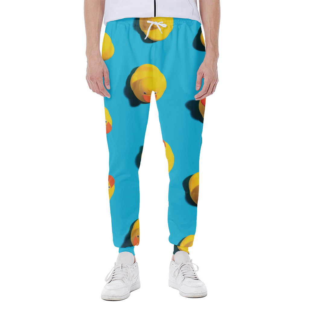 Yellow Rubber Ducks Print Scuba Joggers