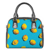 Yellow Rubber Ducks Print Shoulder Handbag