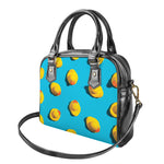 Yellow Rubber Ducks Print Shoulder Handbag