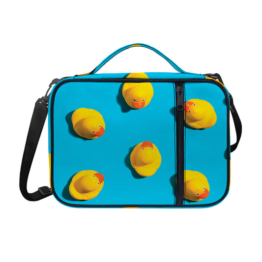 Yellow Rubber Ducks Print Shoulder Strap Bible Bag