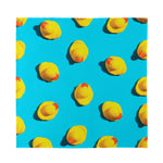 Yellow Rubber Ducks Print Silk Bandana