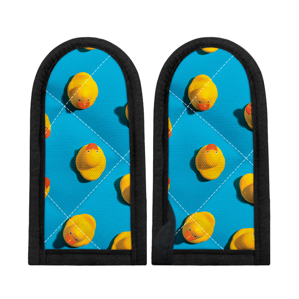 Yellow Rubber Ducks Print Skillet Handle Cover