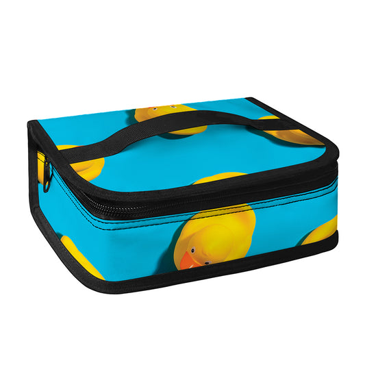 Yellow Rubber Ducks Print Small Lunch Bag