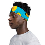 Yellow Rubber Ducks Print Sports Headband
