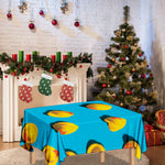 Yellow Rubber Ducks Print Tablecloth