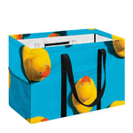 Yellow Rubber Ducks Print Utility Tote Bag