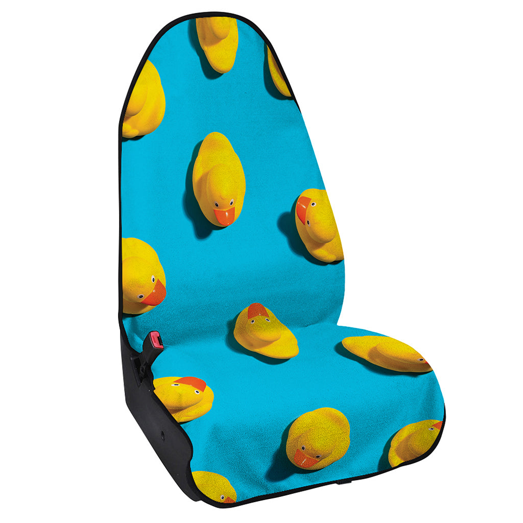 Yellow Rubber Ducks Print Waterproof Car Seat Cover