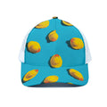 Yellow Rubber Ducks Print White Mesh Trucker Hat