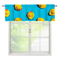 Yellow Rubber Ducks Print Window Valance