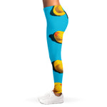 Yellow Rubber Ducks Print Women's Leggings