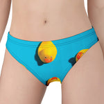 Yellow Rubber Ducks Print Women's Panties