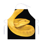 Yellow Snake Print Adjustable Apron