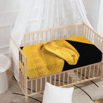Yellow Snake Print Baby Crib Sheet
