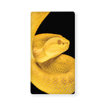 Yellow Snake Print Baby Crib Sheet