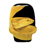 Yellow Snake Print Baby Seat Cover