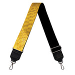 Yellow Snake Print Bag Strap