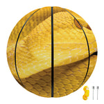 Yellow Snake Print Basketball