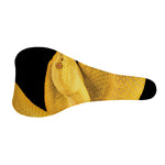 Yellow Snake Print Bicycle Seat Cover