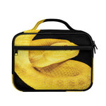 Yellow Snake Print Briefcase Bible Bag