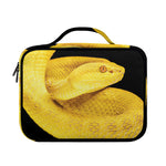 Yellow Snake Print Briefcase Bible Bag