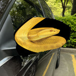 Yellow Snake Print Car Side Mirror Covers