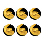Yellow Snake Print Coaster Set