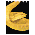 Yellow Snake Print Curtain