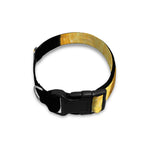 Yellow Snake Print Dog Collar