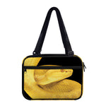 Yellow Snake Print Double Strap Bible Bag